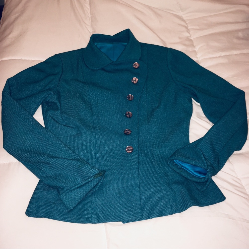 Vintage Reproduction Teal Jacket